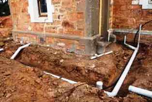 outside drainage Collier Row